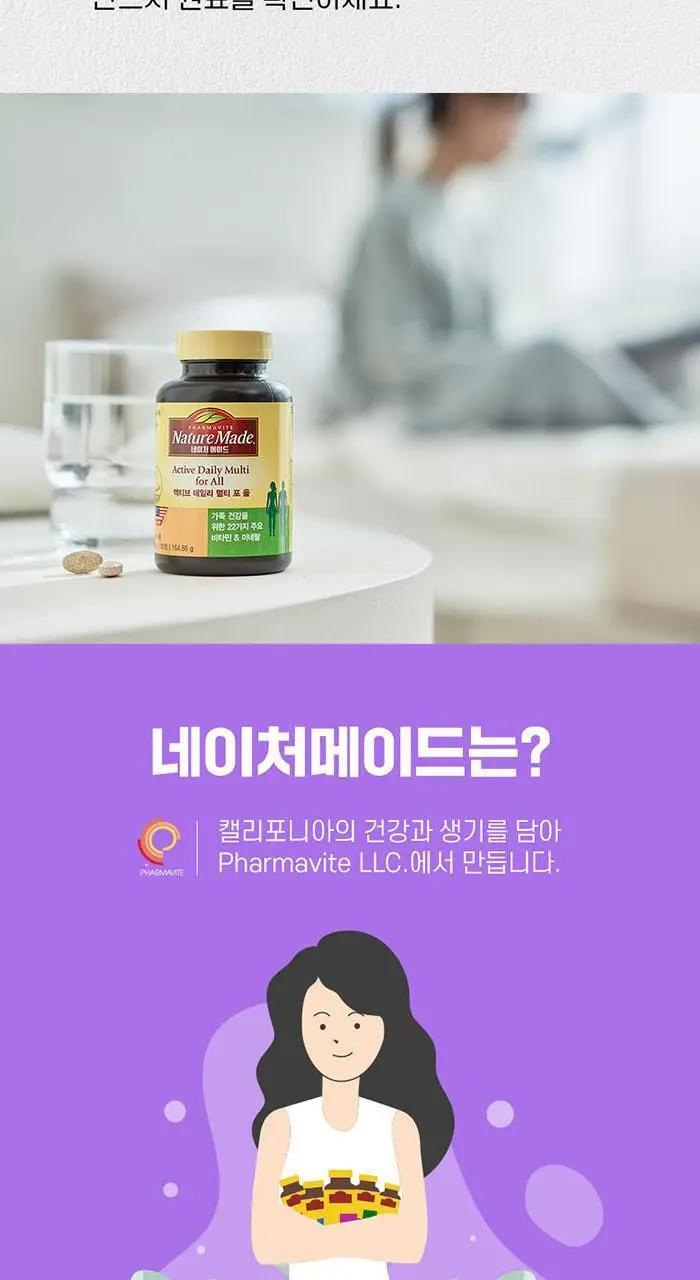 네이처메이드 액티브 데일리 멀티 포 올 180정 (3개월분) 상세페이지 10