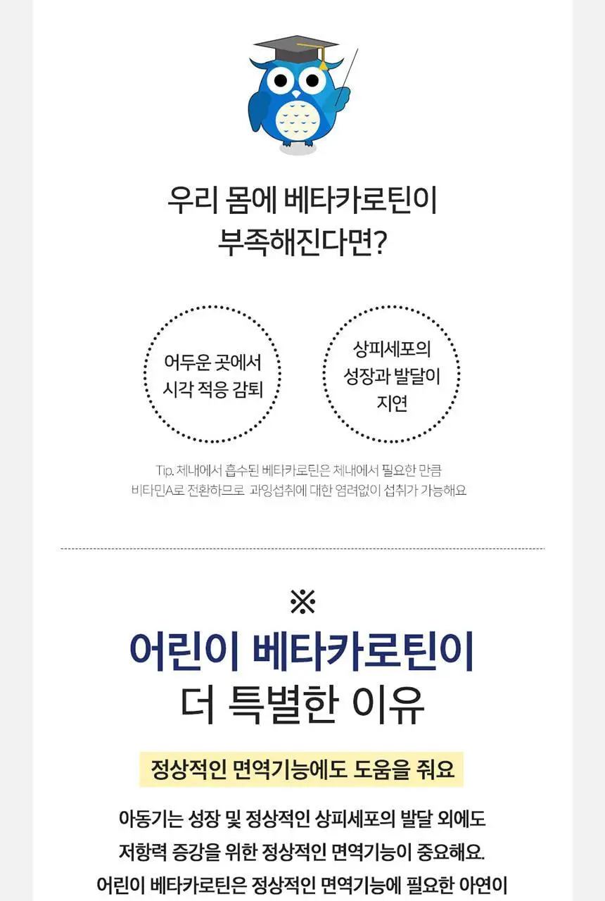 비타민하우스 어린이 베타카로틴 60정 (2개월분) 상세페이지 11