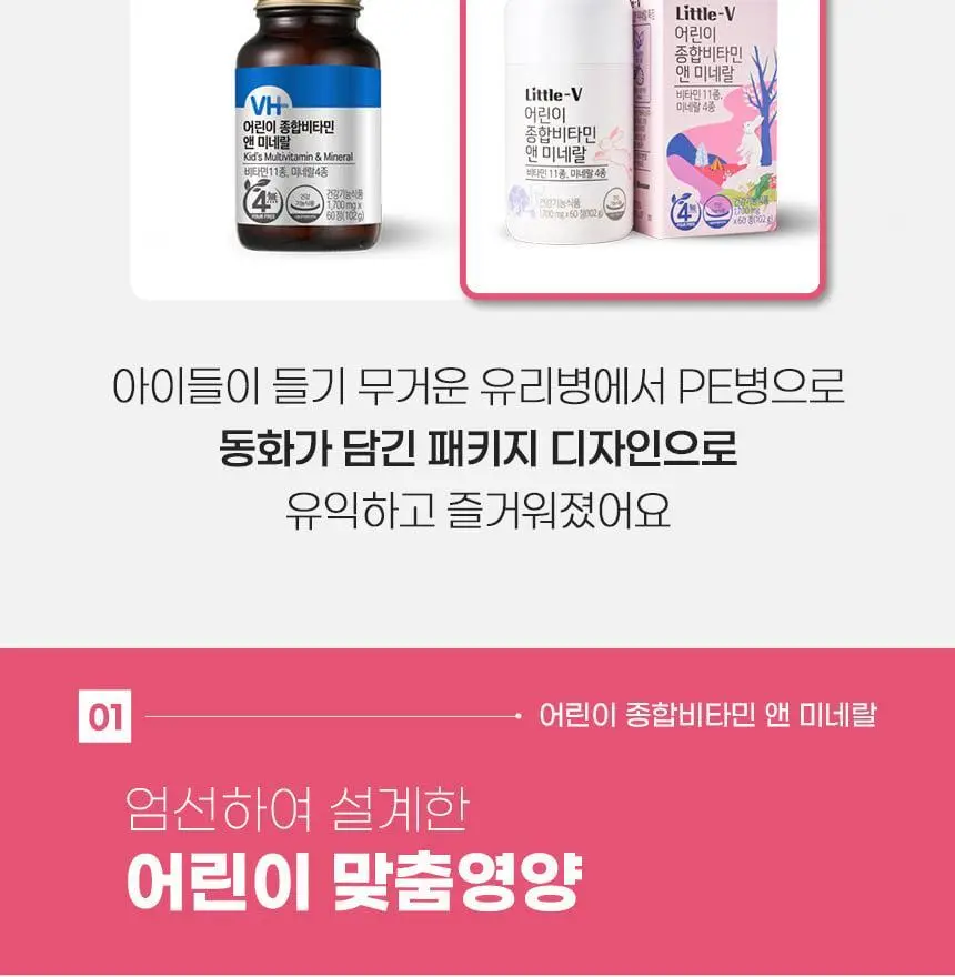비타민하우스 어린이 종합비타민 앤 미네랄 60정 (1개월분) 상세페이지 8