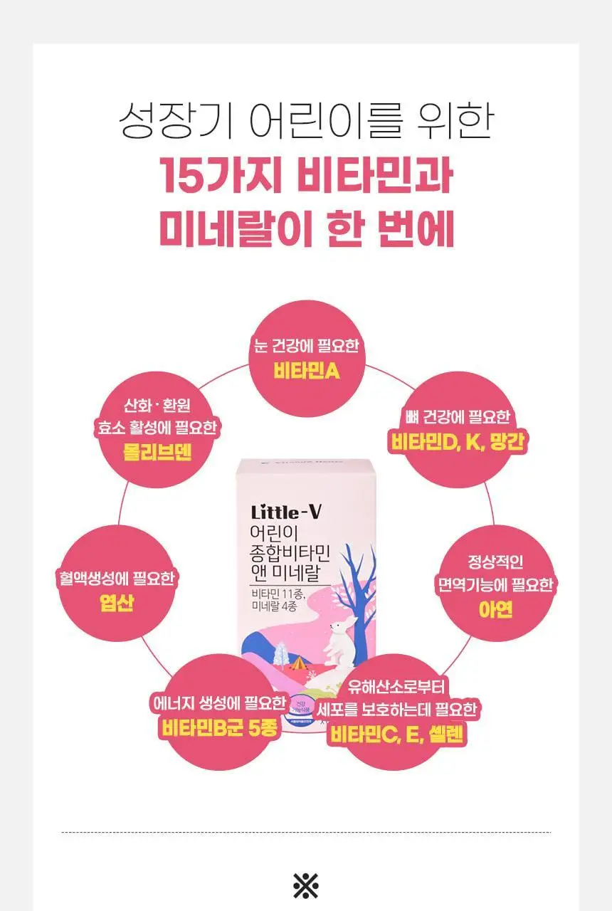 비타민하우스 어린이 종합비타민 앤 미네랄 60정 (1개월분) 상세페이지 9