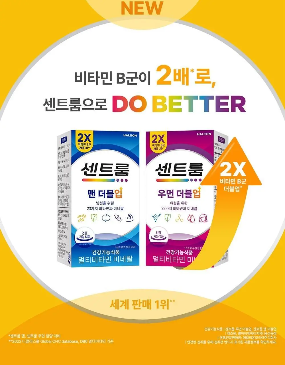 센트룸 멀티비타민 우먼 더블업 50정 (50일분) 상세페이지 2