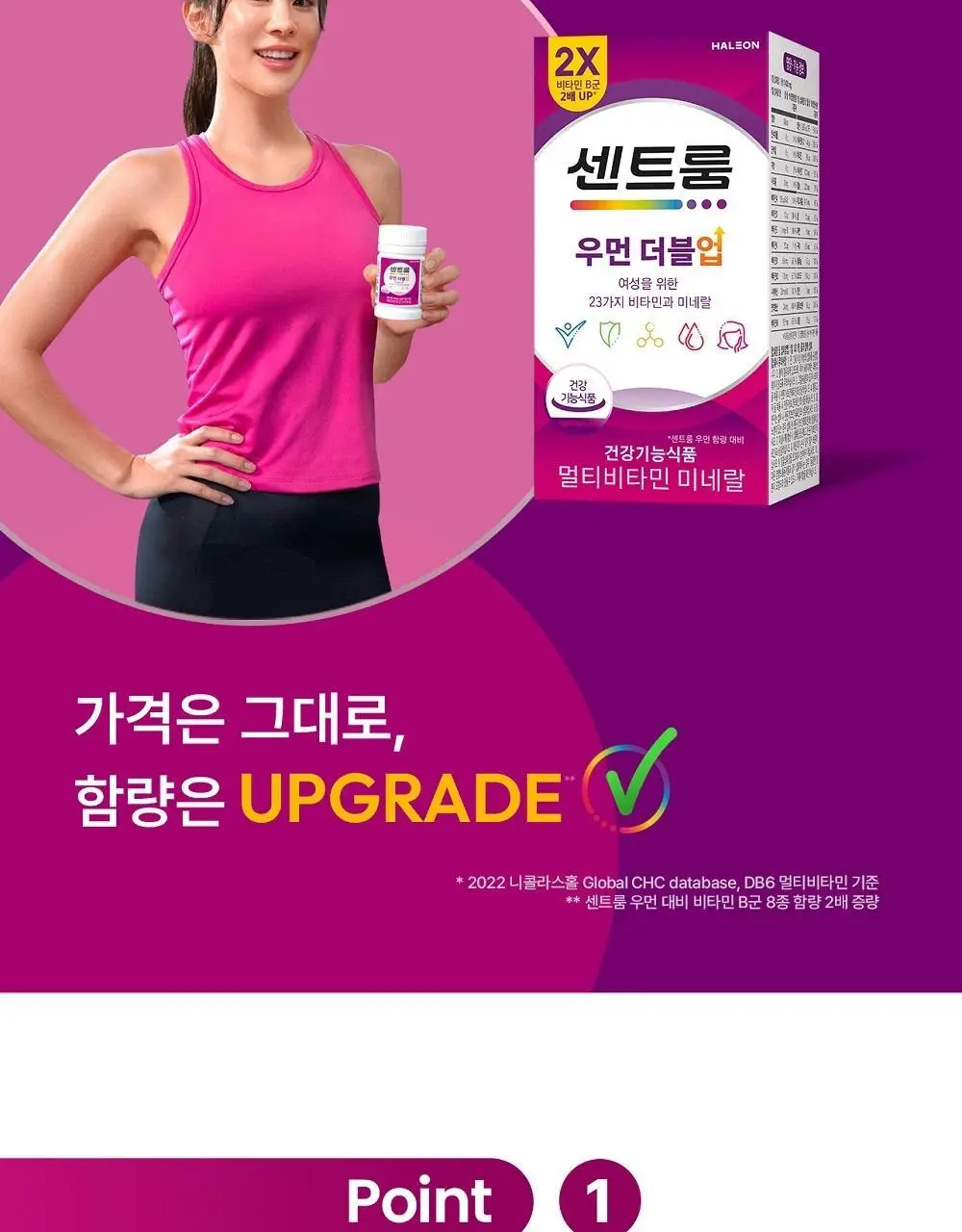 센트룸 멀티비타민 우먼 더블업 50정 (50일분) 상세페이지 5