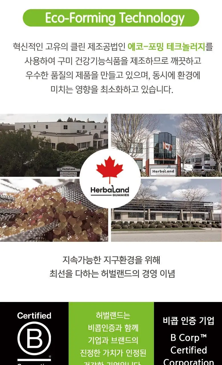 허벌랜드 이뮨 멀티비타민미네랄 식물성 구미젤리 (1개월분) 상세페이지 17