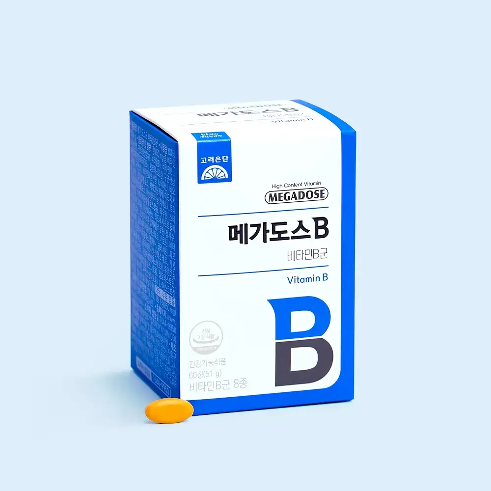 고려은단 메가도스B 비타민B군 60정 (2개월분)