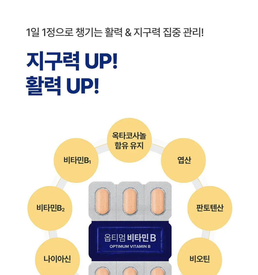 뉴케어 스포식스 옵티멈 비타민B (900mgX30정) 상세페이지 5