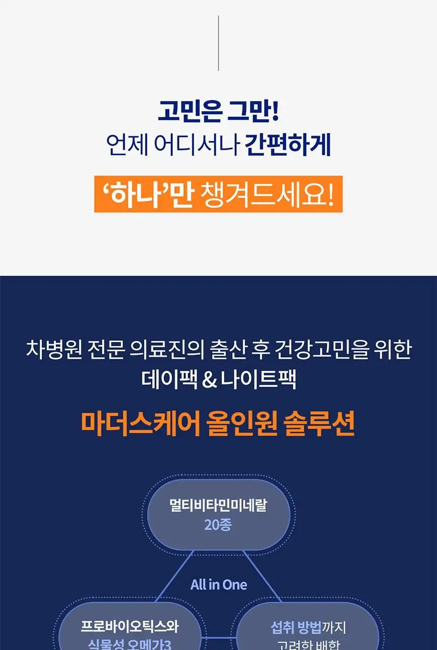 닥터프로그램 마더스케어 올인원 솔루션 7개입 (7일분) 상세페이지 2