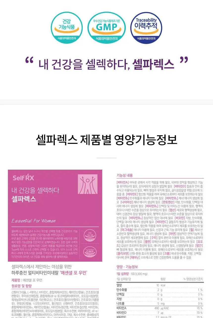 셀파렉스 에센셜 포 우먼 30포 (1개월분) 상세페이지 11