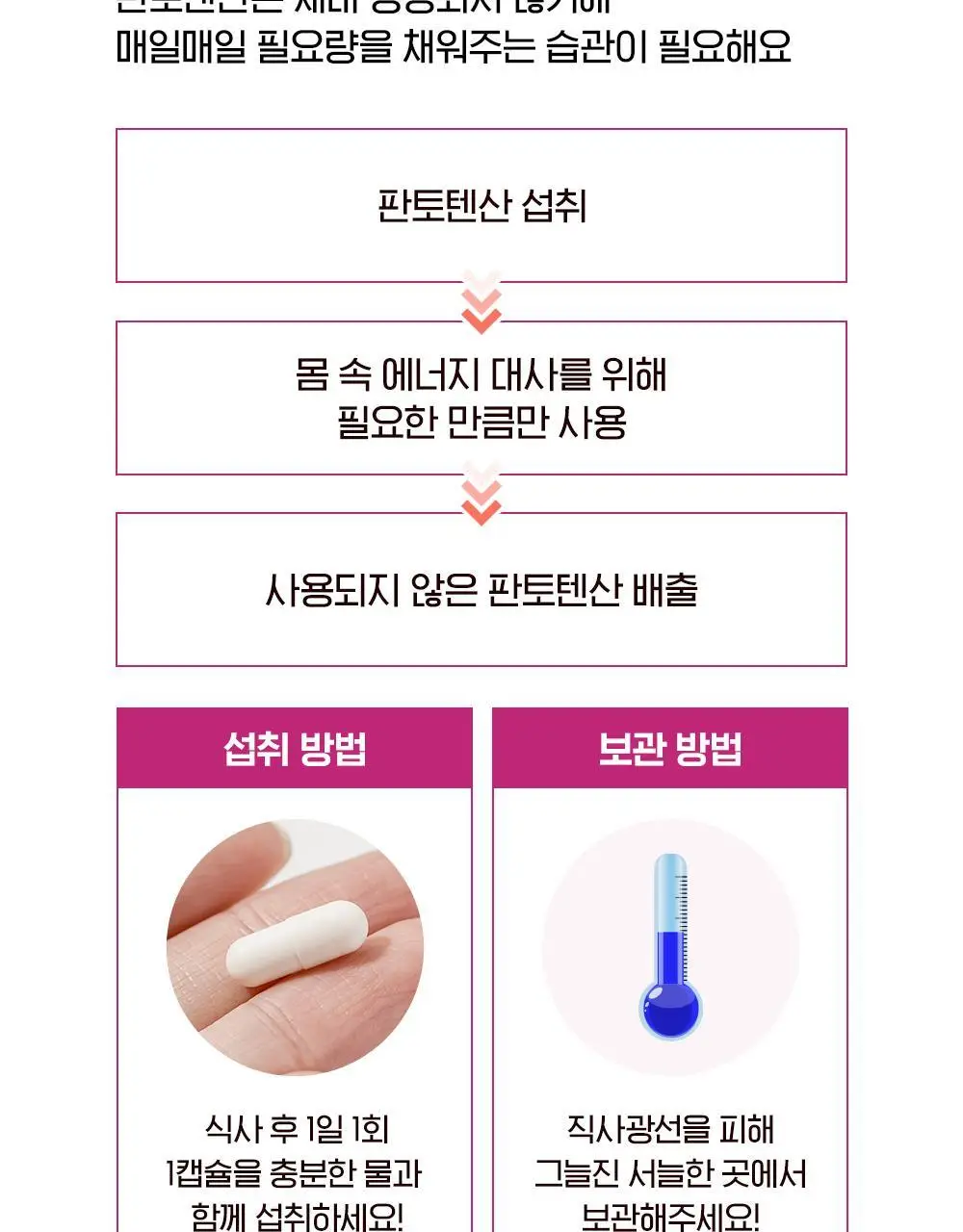 자로우 판토텐산 B5 100캡슐 (100일분) 상세페이지 14