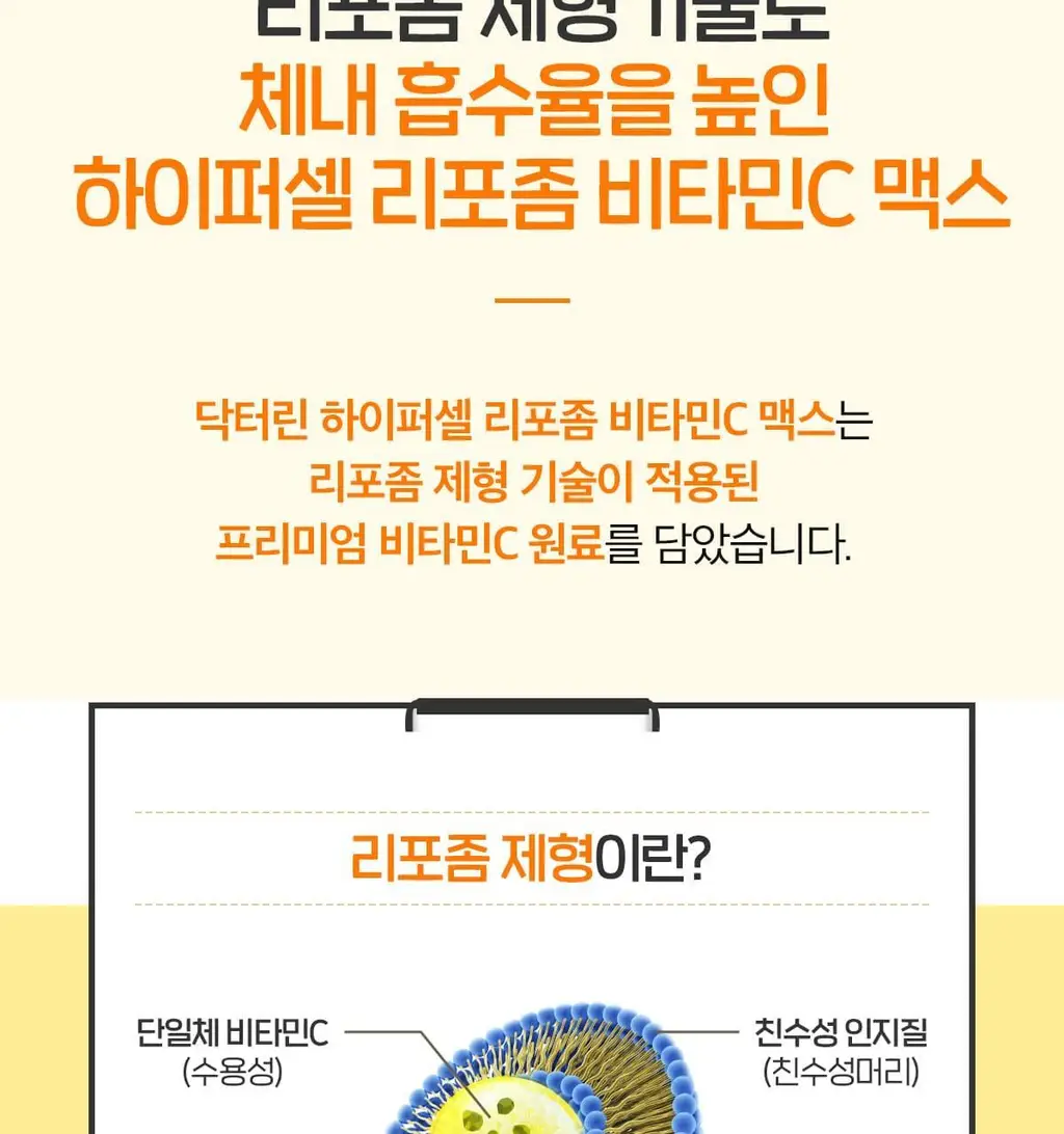 닥터린 리포좀 비타민C 맥스 30포 (1개월분) 상세페이지 5