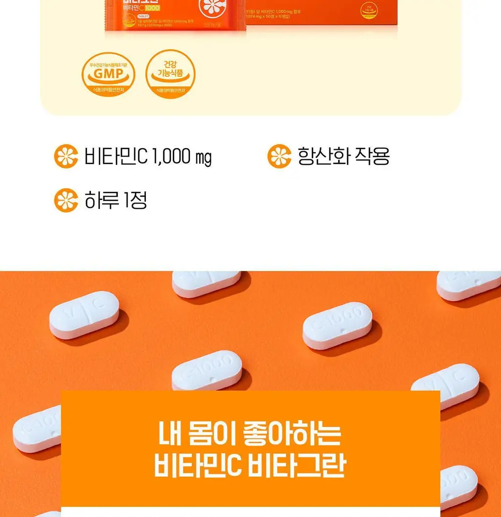 비타그란 비타민C 1000 300정 (10개월분) 상세페이지 3