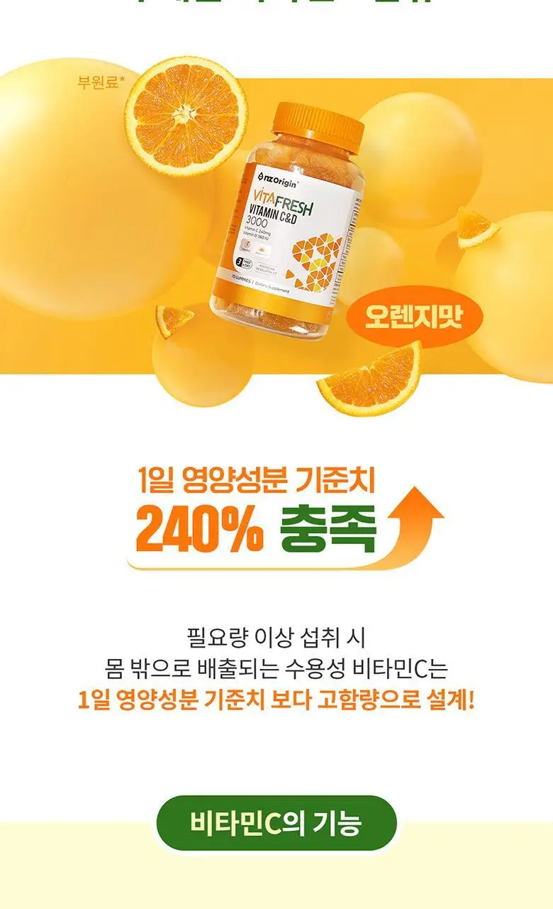 엔젯오리진 귤젤리 비타민 C&D70구미+15구미 증정기획(28일분) 상세페이지 11