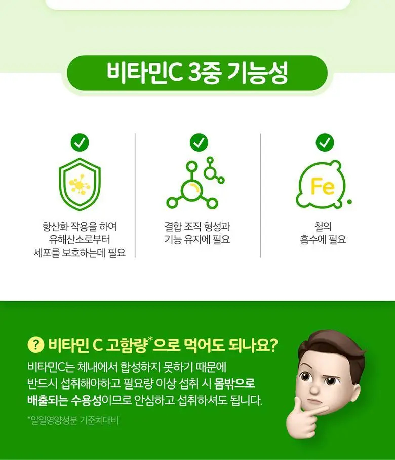엔젯오리진 에너지 비타민B-컴플렉스 구미(청포도향) 3,000mg 60구미 (30일분) 상세페이지 19