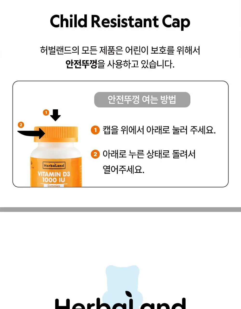 허벌랜드 비타민D3 1000 IU 60구미 (2개월분) 상세페이지 14