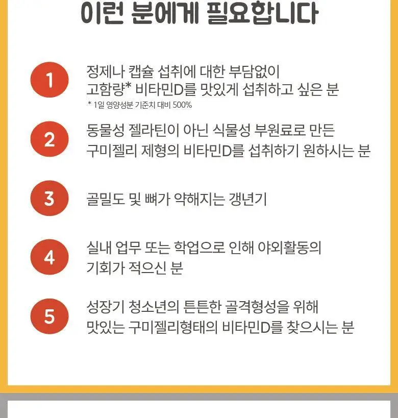 허벌랜드 울트라 비타민D3 2000 IU 식물성 구미젤리 30구미 (1개월분) 상세페이지 15
