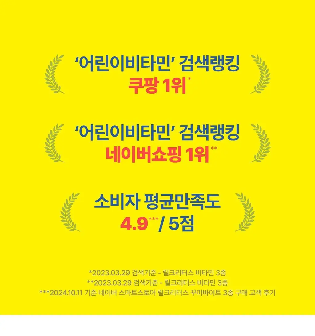 릴크리터스 꾸미바이트 비타민 3종 택1 (비타민/칼슘/아연) (30일분) 상세페이지 9