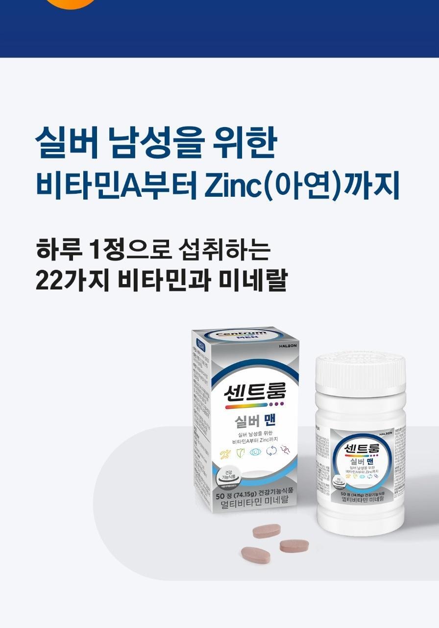 센트룸 멀티비타민 실버 맨 50정 (50일분) 상세페이지 11