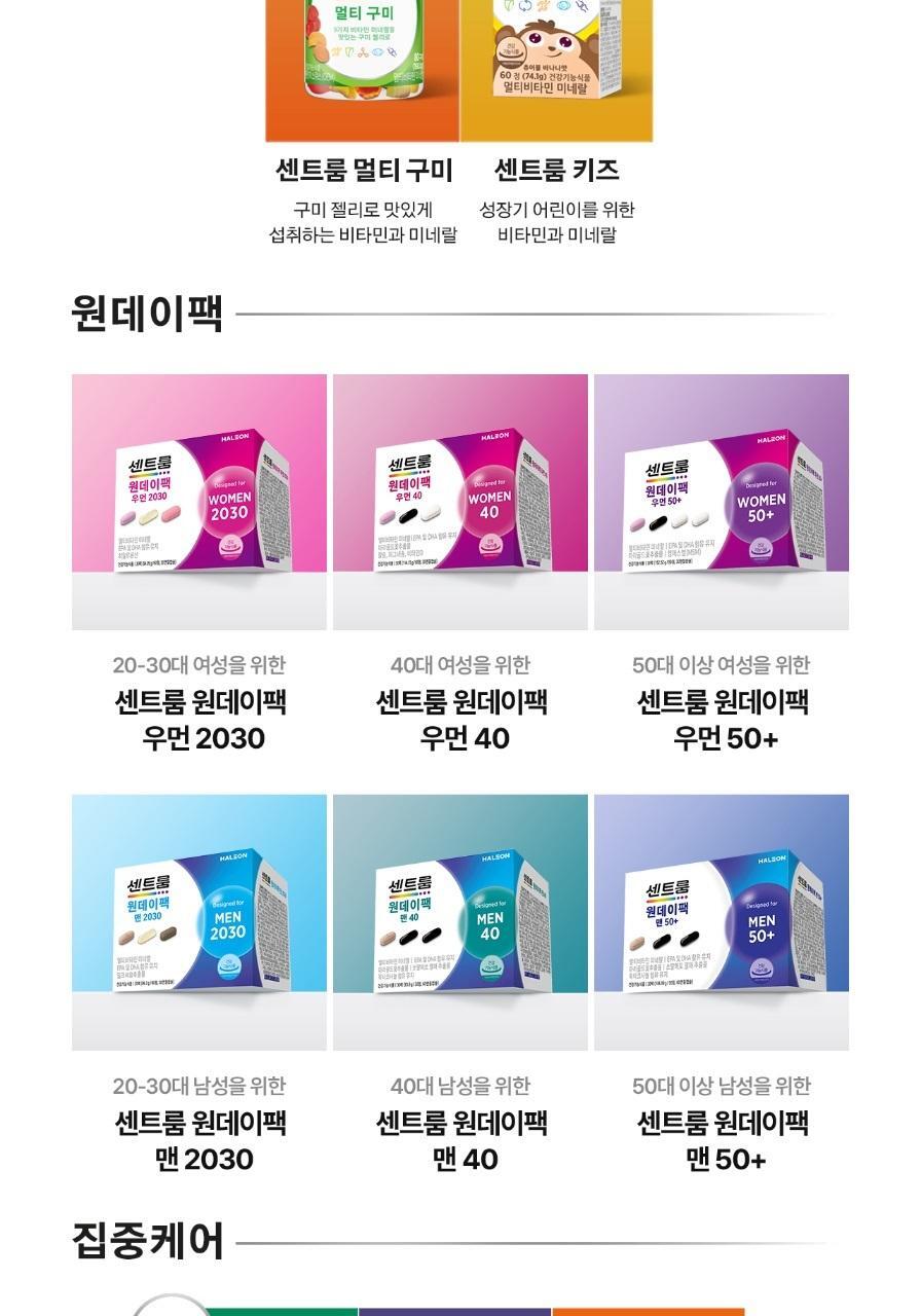 센트룸 멀티비타민 실버 맨 50정 (50일분) 상세페이지 35