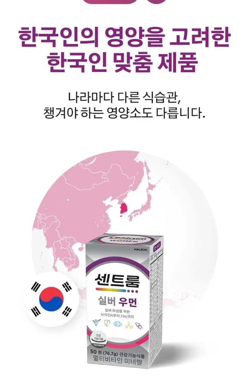 센트룸 멀티비타민 실버 우먼 50정 (50일분) 상세페이지 11
