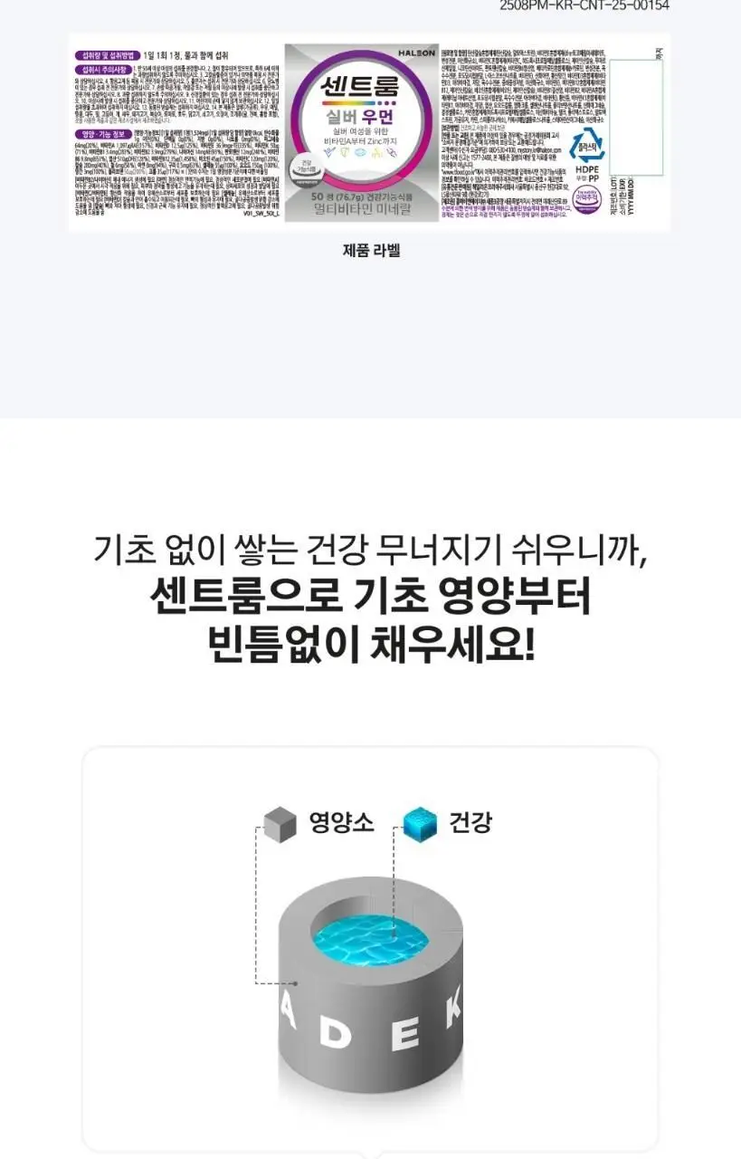 센트룸 멀티비타민 실버 우먼 50정 (50일분) 상세페이지 20