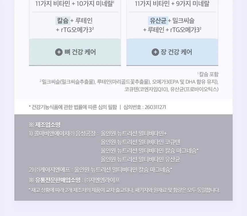 GNM 올인원 뉴트리션 멀티비타민+ 30개입 (1개월분) 상세페이지 10