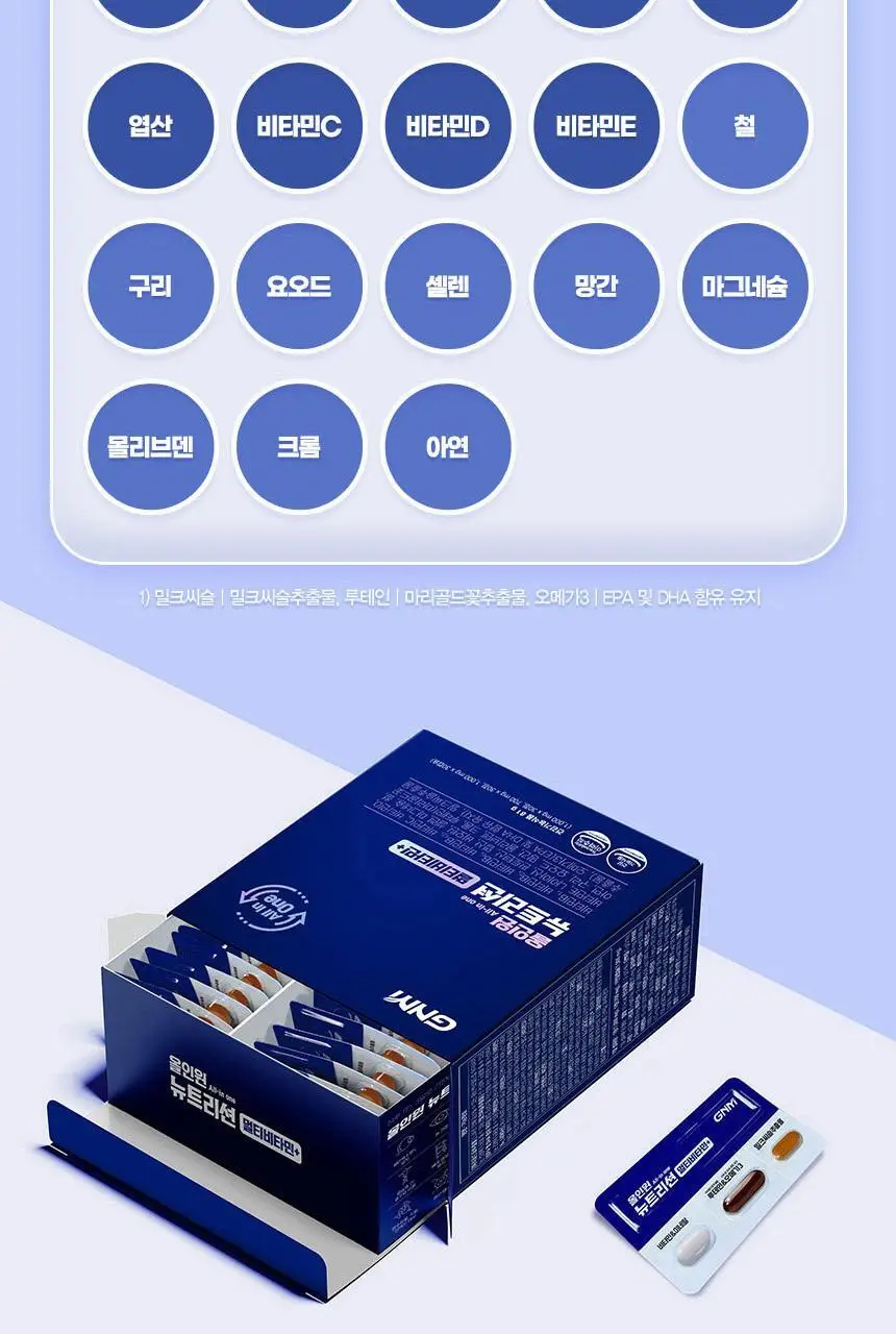 GNM 올인원 뉴트리션 멀티비타민+ 30개입 (1개월분) 상세페이지 14