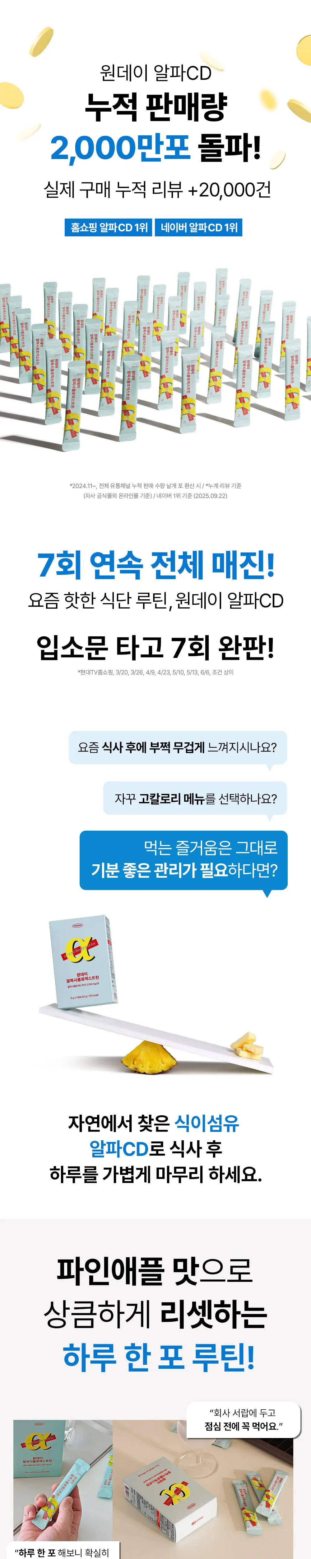 데이즈온 원데이 알파시클로덱스트린 알파CD 14포 1+1 기획 (28일분) 상세페이지 2