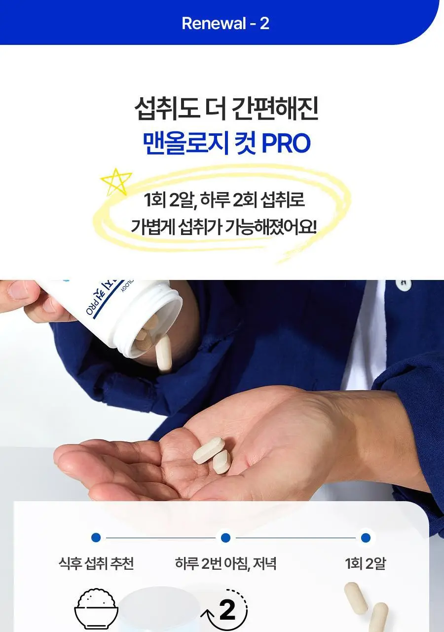 맨올로지 컷 PRO 800mg*40정/80정 택 1 상세페이지 8
