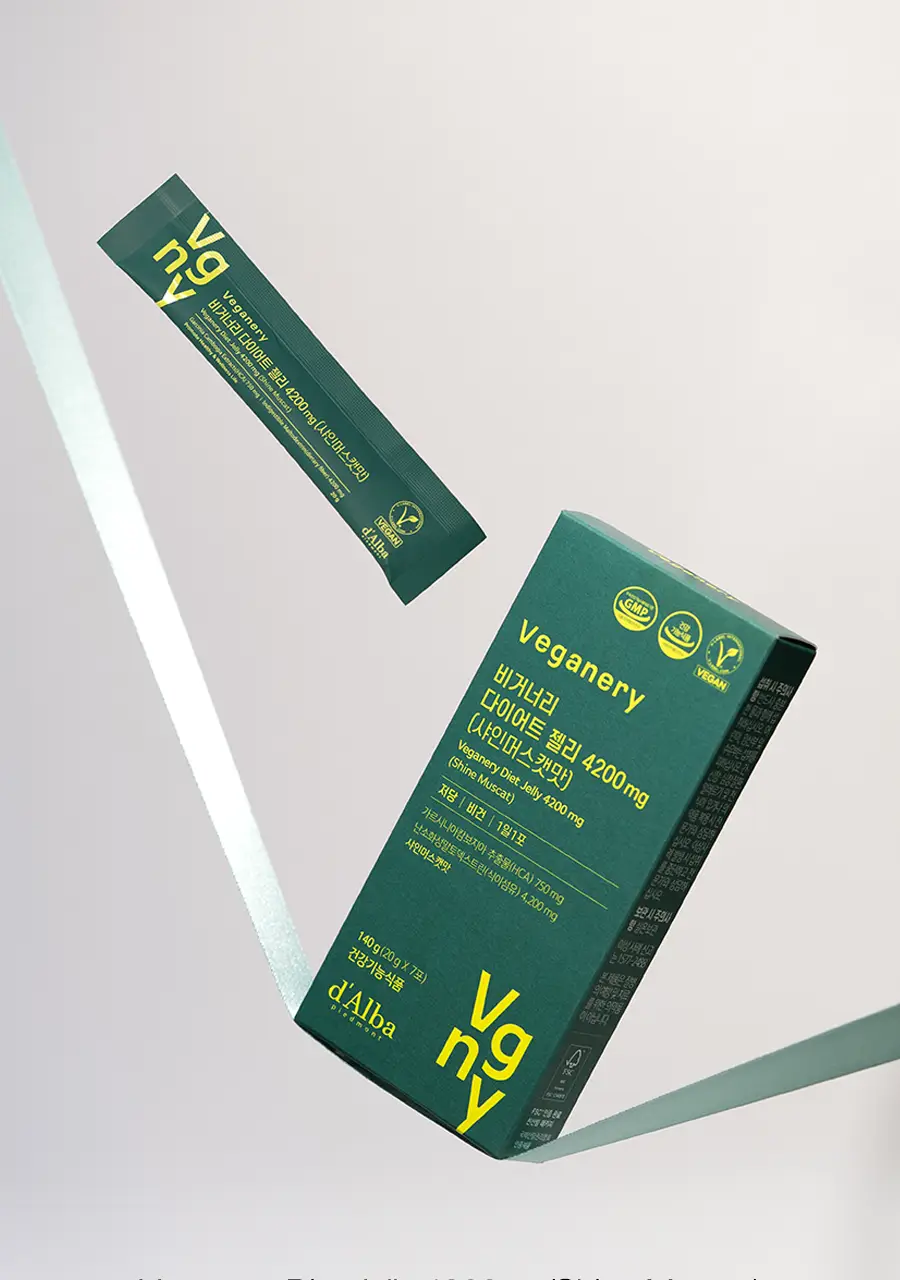 비거너리바이달바 다이어트 젤리 4200mg 7포(+2포 증정기획) (샤인머스캣맛) (9일분) 상세페이지 2