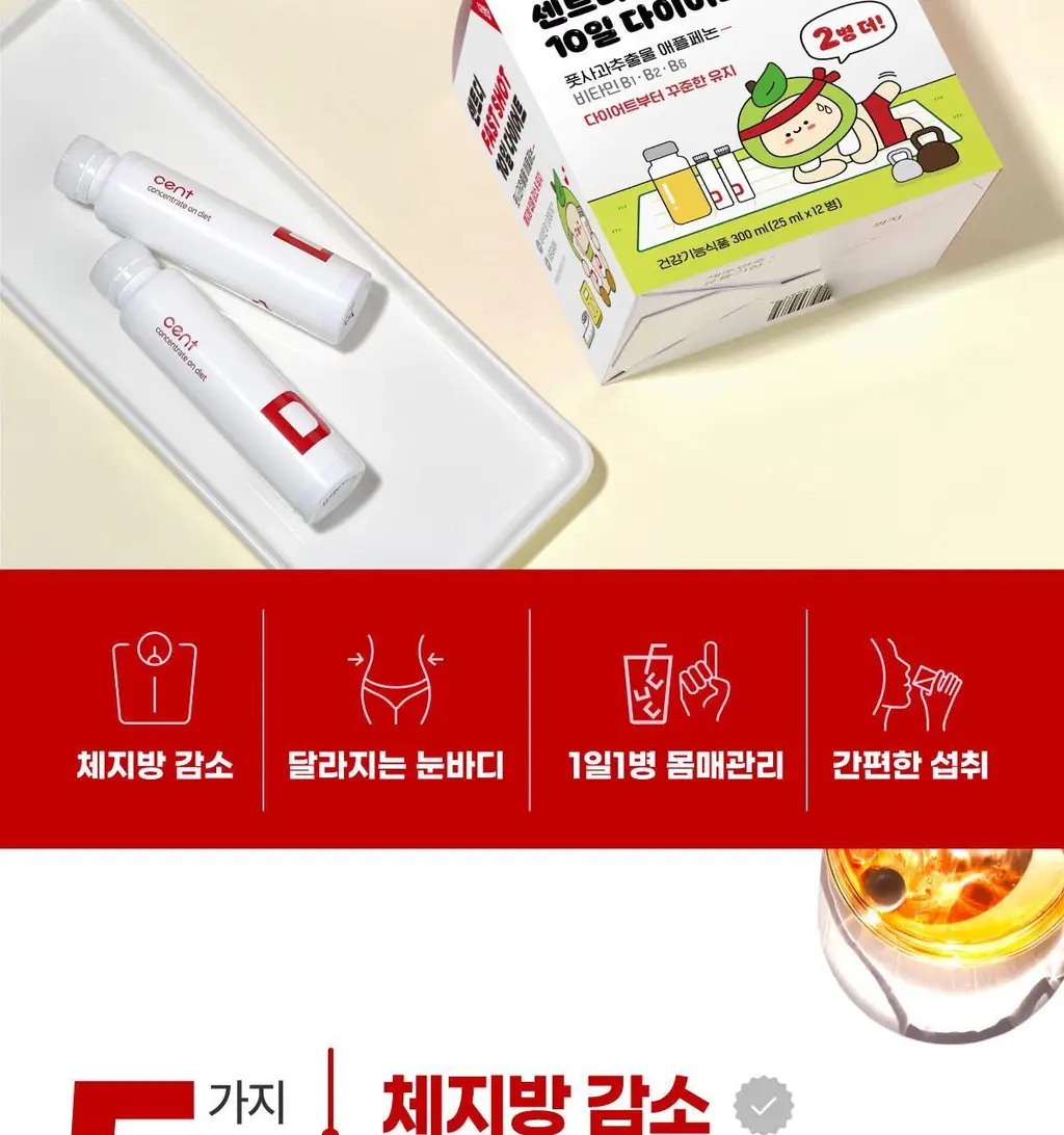센트디 fast shot 10일 다이어트 리뉴얼 10+2병 (10일분+2일분) 상세페이지 10