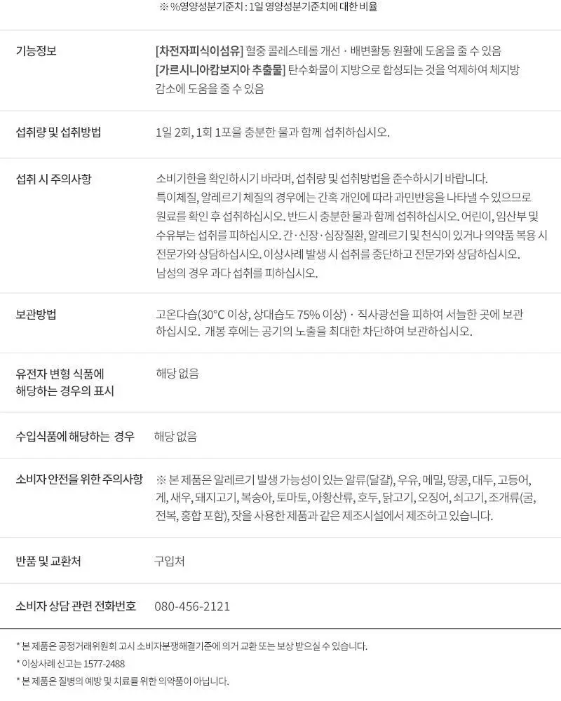 셀트리온 이너랩 차전자피 가르시니아 슬리밍 환 20포 (10일분) 상세페이지 20