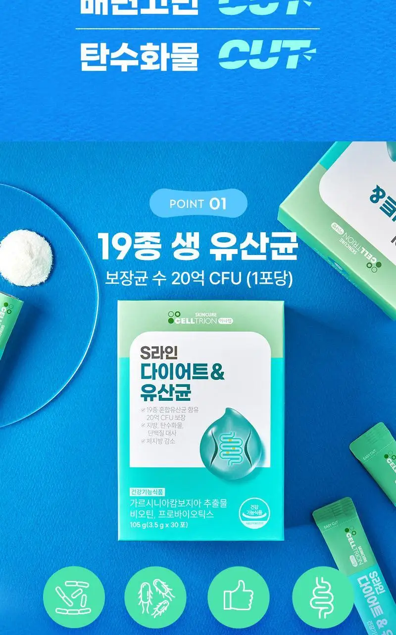 셀트리온 이너랩 S라인 다이어트&유산균 30포 (1개월분) 상세페이지 5