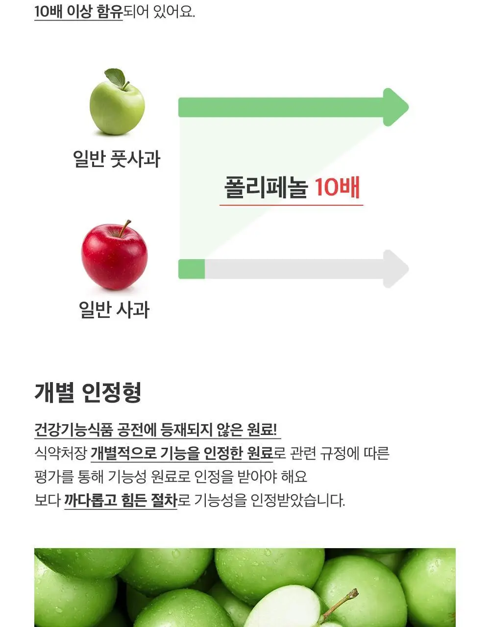 스키니랩 애플페논 풋사과 다이어트 14포 1박스 (2주분) 상세페이지 5
