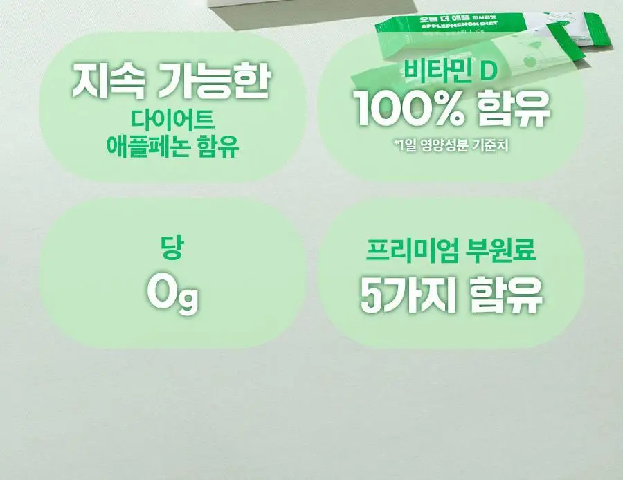 칼로비스 오늘 더 애플 청사과맛 14포 (14일분) 상세페이지 9