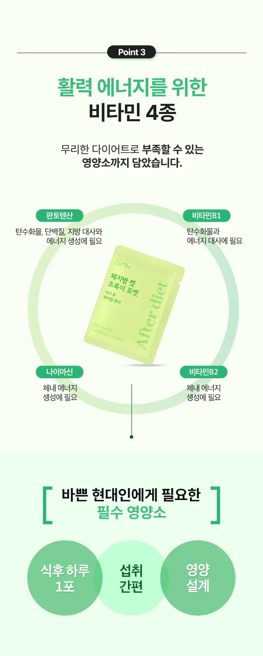 grn+ 탄수화물 컷 분홍이/초록이 포켓 10포+4포증정 (14일분) 2종 택1 상세페이지 24