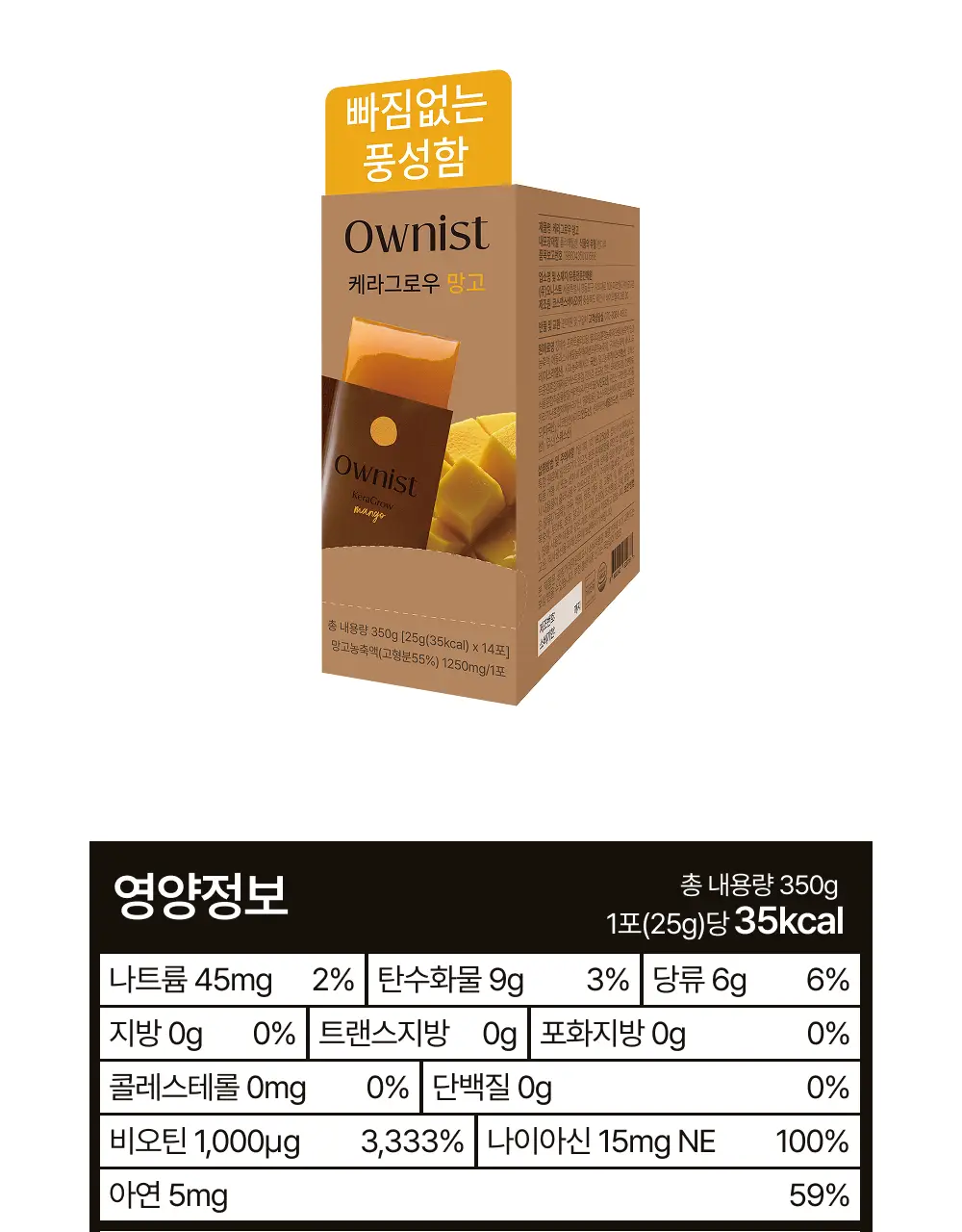 오니스트 케라그로우 망고 14개입 2박스 (28일분) (온) 상세페이지 45