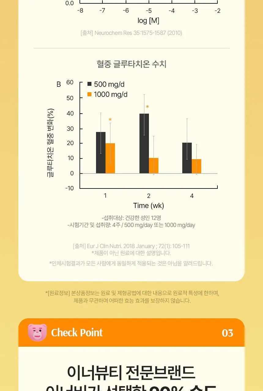 CJ 이너비 톤업 글루타치온 스틱 벨리곰기획 30포 / 30포 (1개월분) 상세페이지 10
