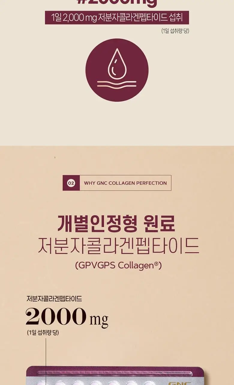 GNC 콜라겐 퍼펙션 21정 (7일분) 상세페이지 6