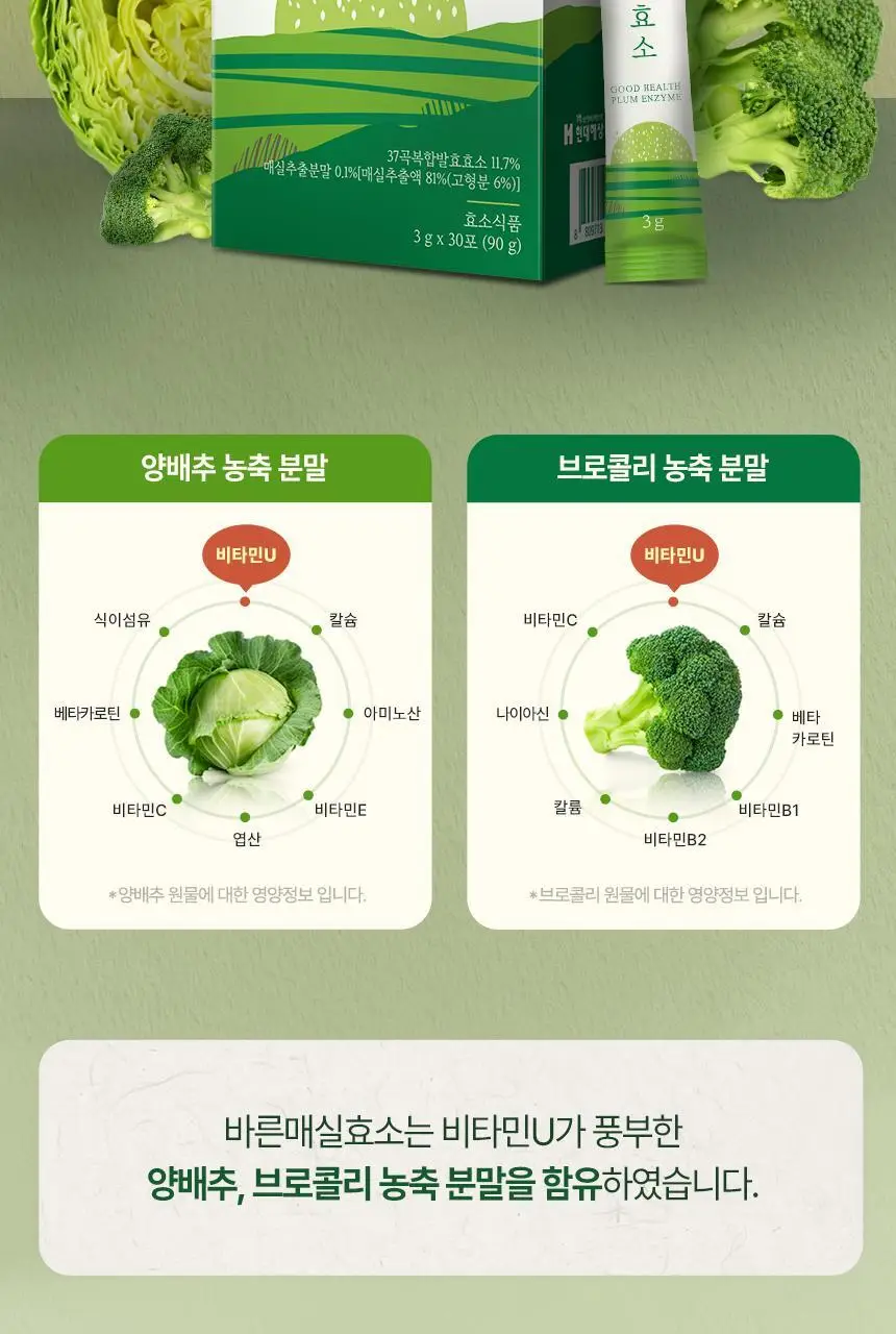 건강한약속 바른효소 5종 택1 (곡물/파인/인절미/매실/유산균) (1개월분) 상세페이지 89