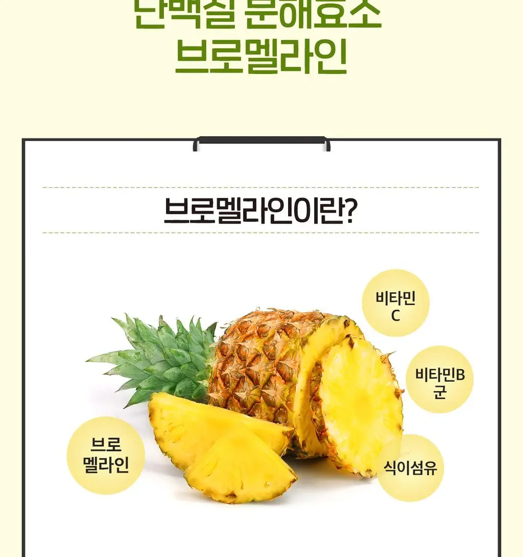 닥터린 리얼 브로멜라인 파인애플 효소 30포 (1개월분) 상세페이지 7