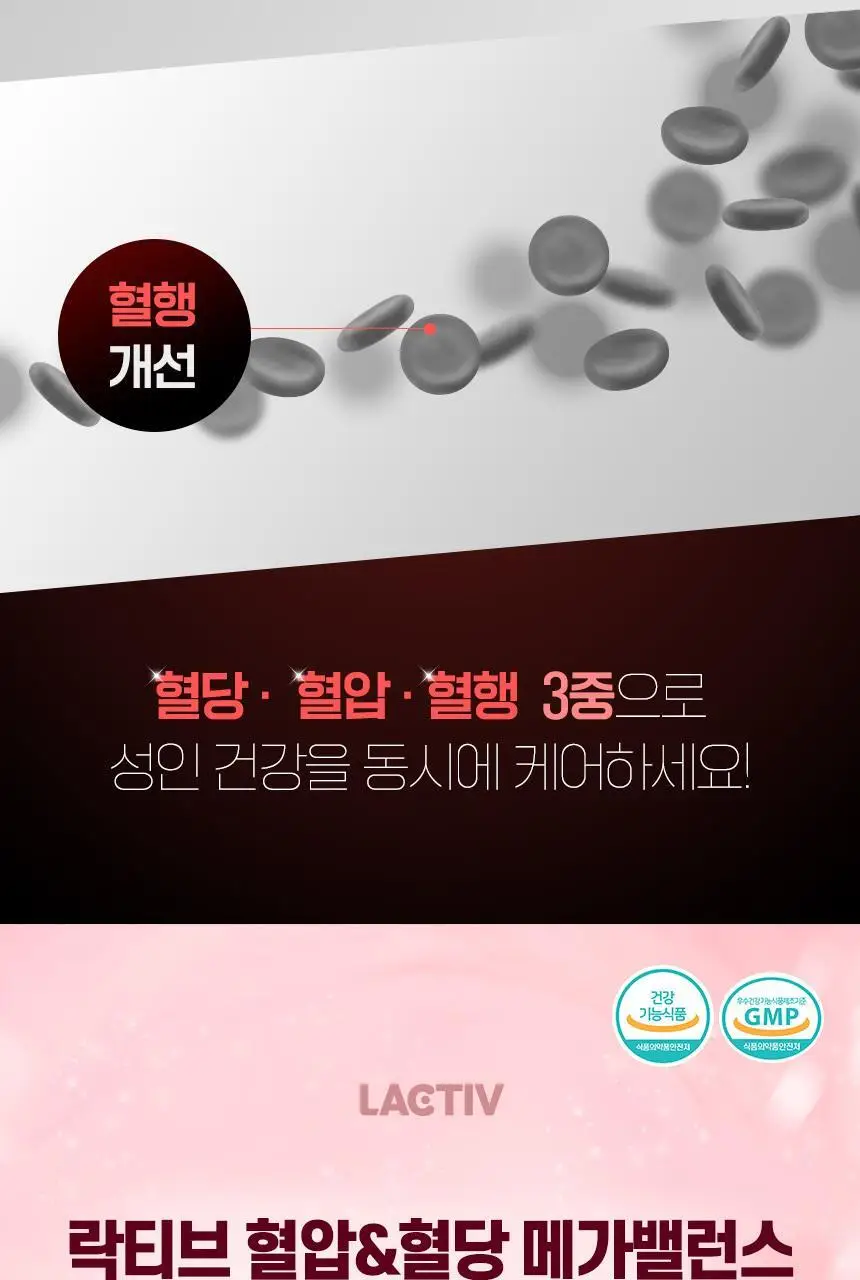 락티브 혈압&혈당 메가밸런스 바나바잎 코엔자임Q10 60정 (1개월분) 상세페이지 4