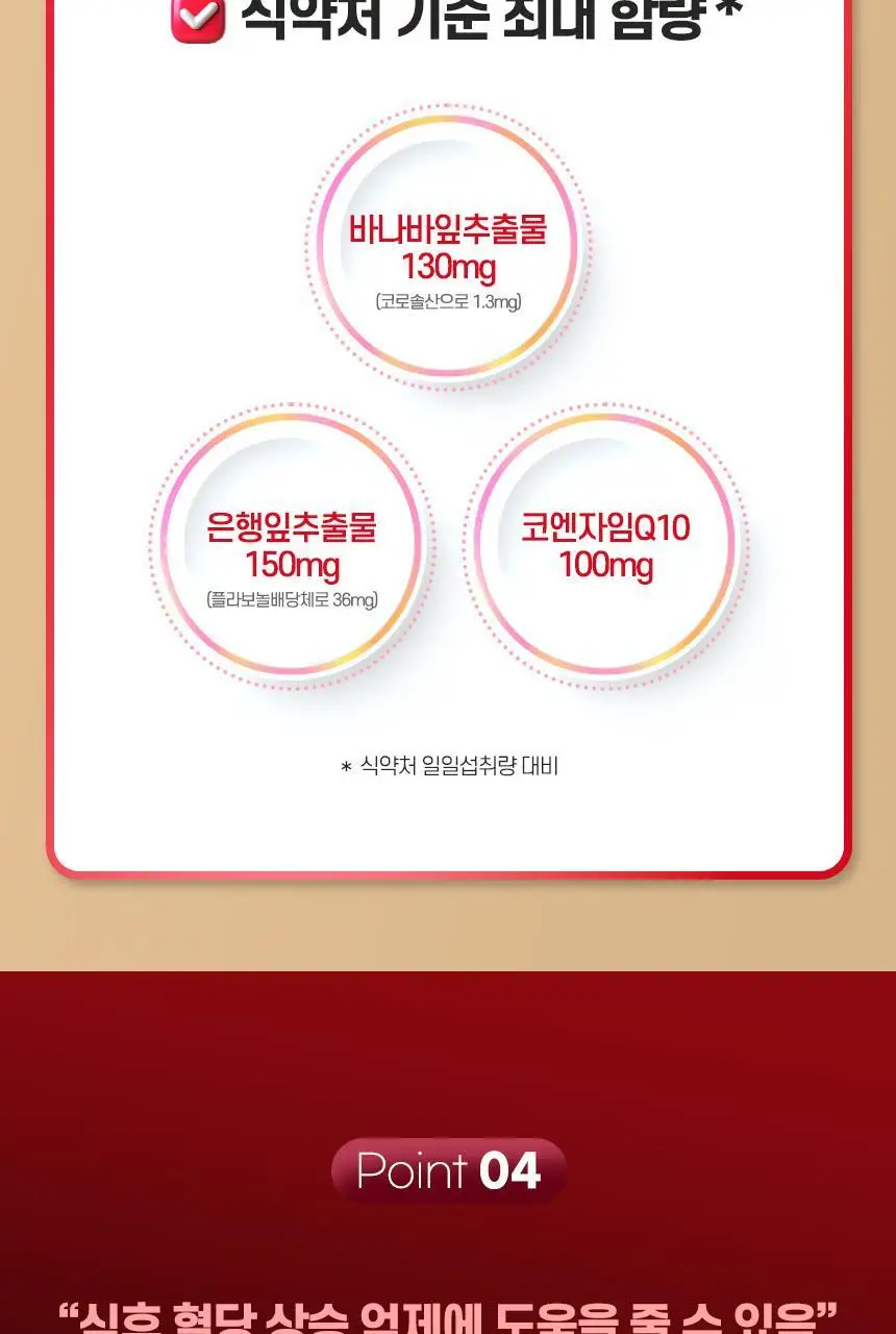 락티브 혈압&혈당 메가밸런스 바나바잎 코엔자임Q10 60정 (1개월분) 상세페이지 22