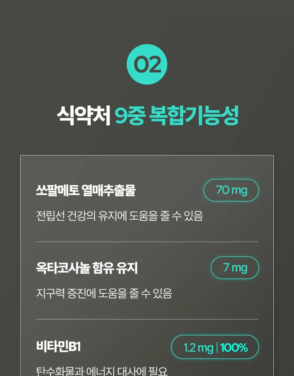익스트림 쏘팔메토 옥타코사놀 550mgX30캡슐(30일분) 상세페이지 38