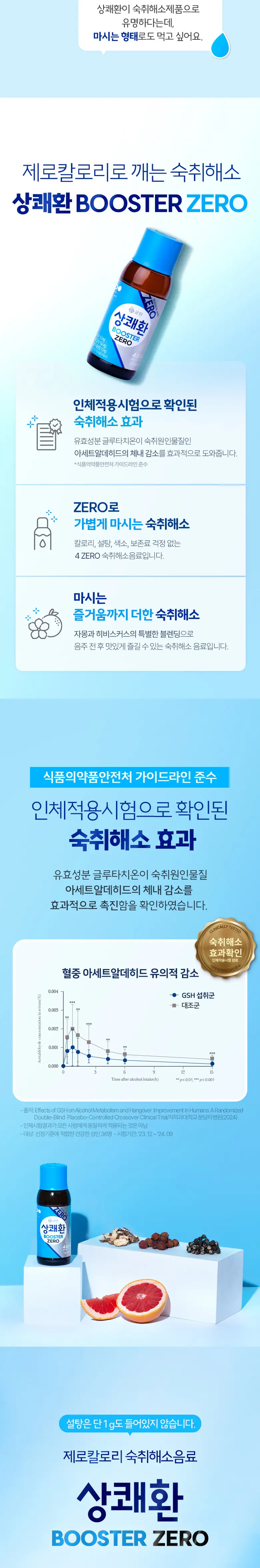 상쾌환 Booster ZERO 1개입 상세페이지 2