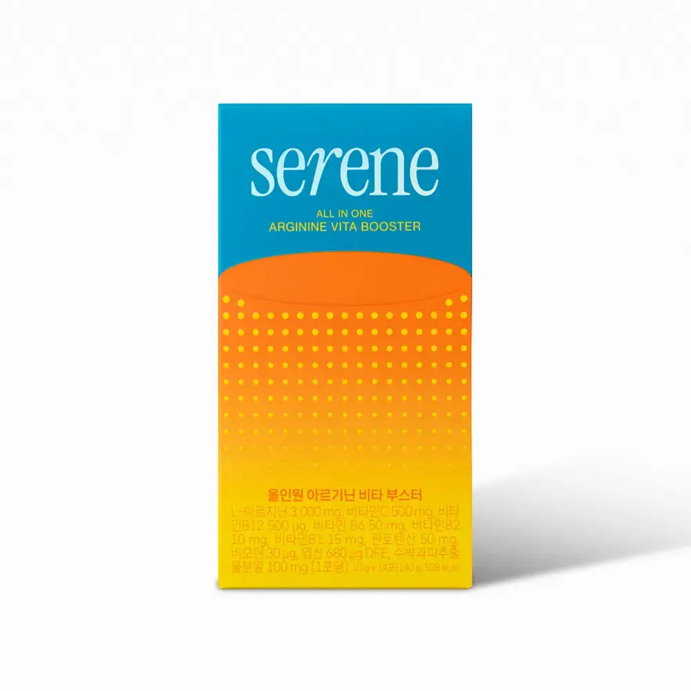 세렌 올인원 아르기닌 비타 부스터 오렌지맛 14포 (14일분)
