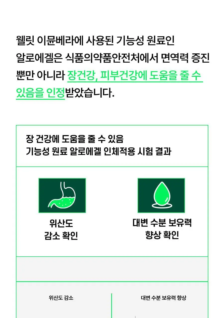 웰릿 이뮨베라 알로에겔 14포 (2주분) 상세페이지 27