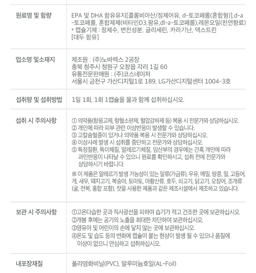 닥터린 초임계 알티지(rTG) 오메가3 30캡슐 (1개월분) 상세페이지 23