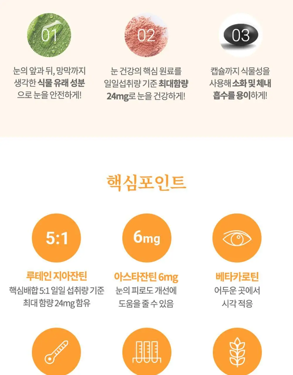 닥터파이토 루테인 지아잔틴 아스타잔틴 30캡슐 (1개월분) 상세페이지 5