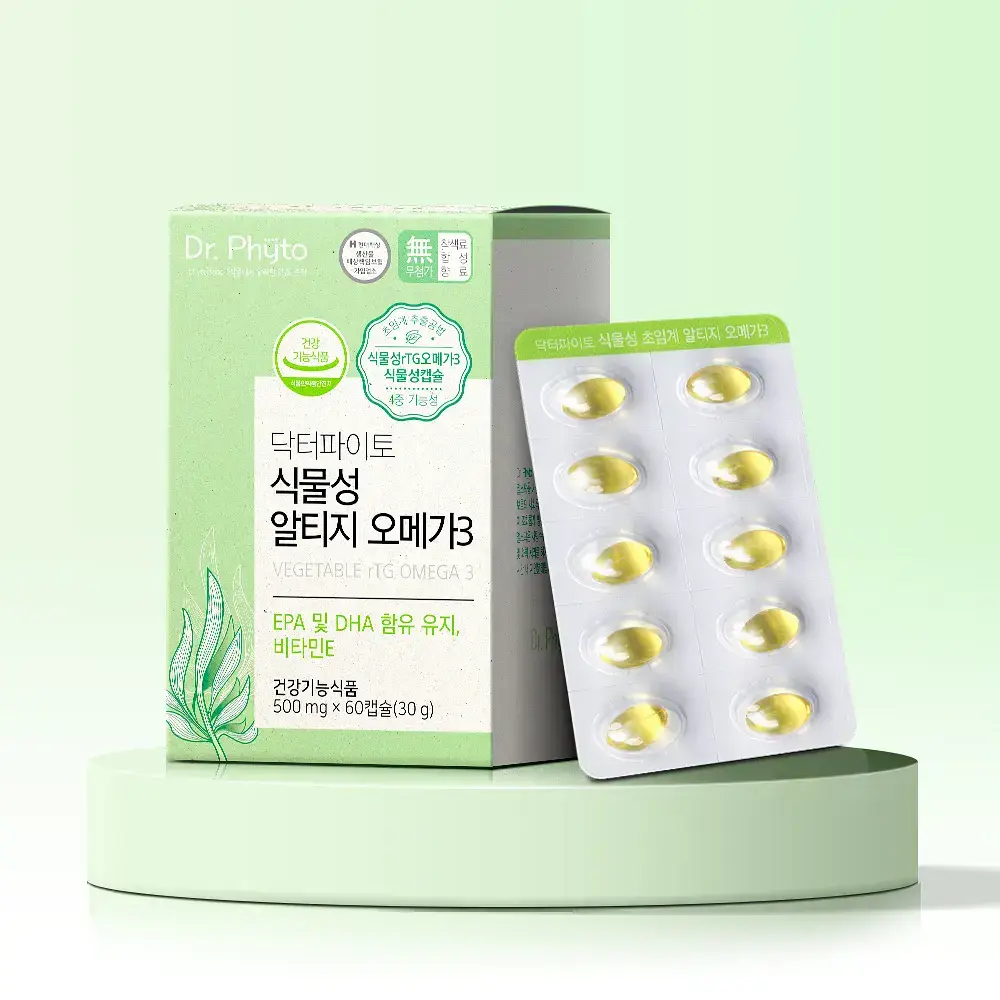 닥터파이토 식물성 알티지 오메가3 60캡슐 (1개월분)