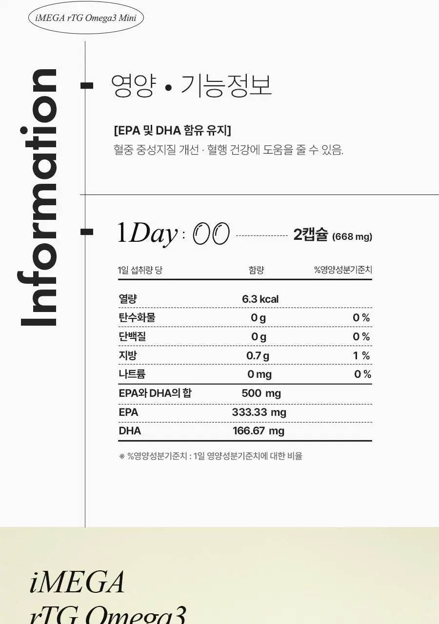 안국건강 아이메가 rTG 오메가3 미니 60캡슐 (1개월분) 상세페이지 2