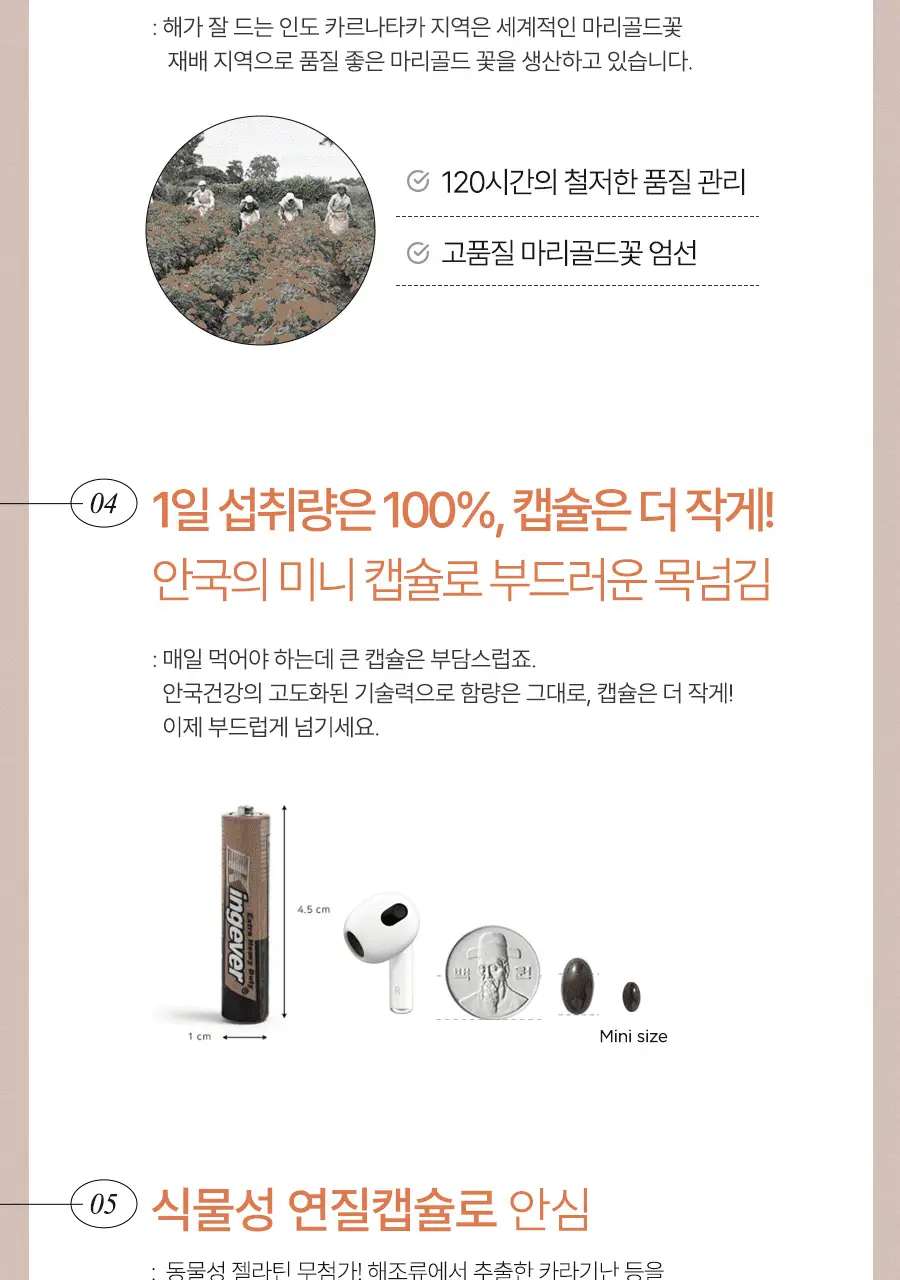안국건강 아이원 루테인 미니 100 기프트 180캡슐 (6개월분) 상세페이지 11